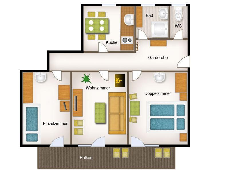 Haus Lorea Daire Nassereith Oda fotoğraf